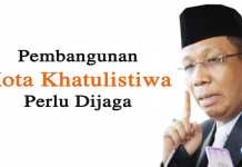 Pembangunan di Kota Khatulistiwa Perlu Dijaga