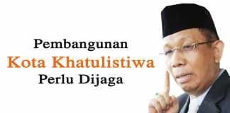 Pembangunan di Kota Khatulistiwa Perlu Dijaga