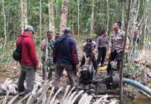 Tim Gabungan Tenggelamkan 13 Mesin Dompeng