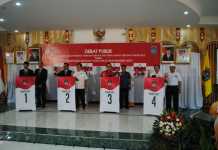 4 Paslon Adu Pintar di Debat Kandidat Pilkada Sekadau