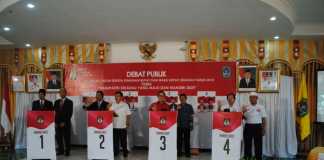 4 Paslon Adu Pintar di Debat Kandidat Pilkada Sekadau