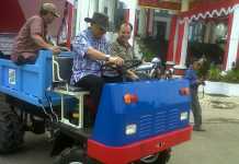 Bupati Dukung Perakitan Traktor Landak 4 WD