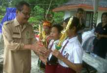 SDN 14 Kayu Tanam Juara 1 Lomba Baca Puisi
