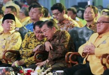 Pidato HUT Golkar, JK Sindir Novanto