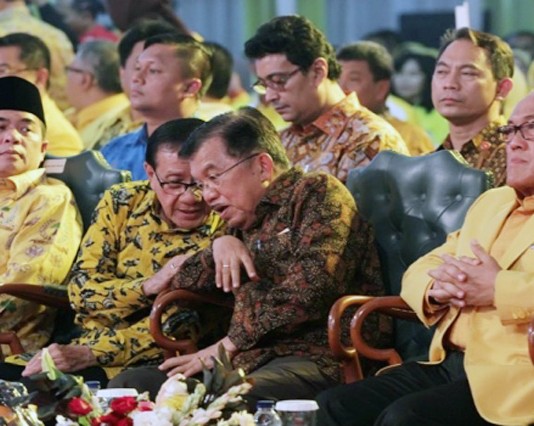 Pidato HUT Golkar, JK Sindir Novanto