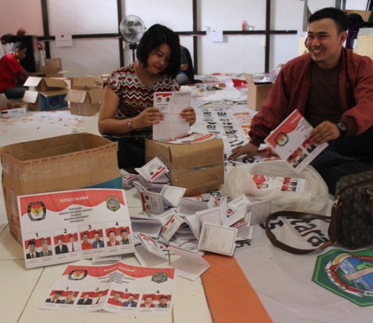 KPUD Temukan 490 Surat Suara Rusak