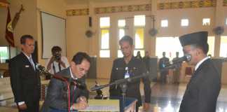 Agus Darius Dilantik Sebagai Direktur PDAM Melawi