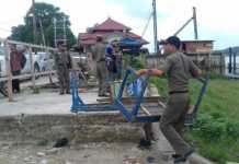 Satpol PP Obrak Abrik PKL Bandel