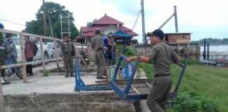 Satpol PP Obrak Abrik PKL Bandel