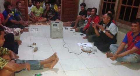 Desa Togan dan Durian Jaya Akan Terang Benderang