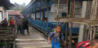 Janji Perbaiki Jembatan SDN 02 Ilir Kota