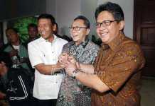 Tertutup! Mega, Wiranto dan Zulkifli Rapat di Teuku Umar