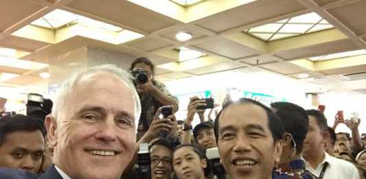PM Australia Ajak Jokowi Selfie di Tanah Abang