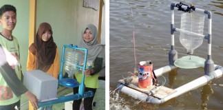 Ciptakan Alat Penebar Pakan Ikan