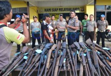 41 Senapan Lantak Beserta 16 Amunisi Diserahkan Sukarela