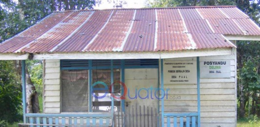 Bangunan Polindes Desa Paal Memprihatinkan