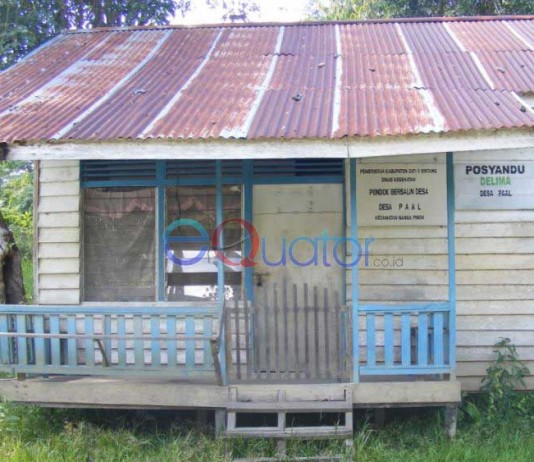 Bangunan Polindes Desa Paal Memprihatinkan