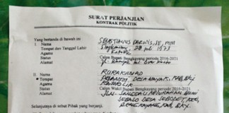 Janji Wujudkan Kabupaten BRK