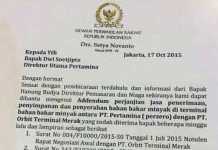 Setelah Freeport, Muncul Surat Ketua DPR RI Intervensi Pertamina