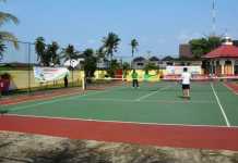 Tim Tenis Pengadilan Negeri Agama  Keok di Tangan Kodam XII/Tanjungpura