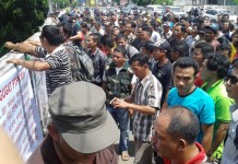 Ada Teriakan “Pecat Direksi PTPN XIII” di Sutan Syahrir