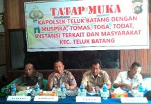 Silaturahmi Bersama Polsek Teluk Batang