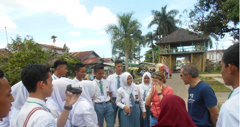SMK Negeri I Sukadana Songsong Sail Karimata 2016