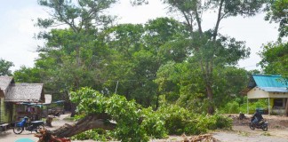 Angin ‘Cetar Membahana’ Terjang Perairan Sukadana