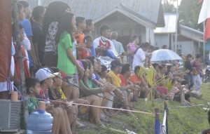 Antusiasme penonton menyaksikan Setompak Cup U-13. kiram akbar