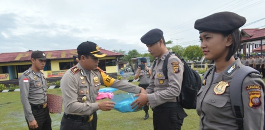 347 Personil Kepolisian Pengamanan TPS Diberangkatkan