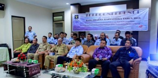 Bupati Hadiri Teleconference Hari Dharma Karyadhika