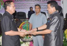 DPRD Serahkan Laporan ke Pemkab Ketapang