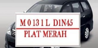 Perubahan Plat Dinas Pejabat