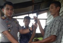 Polsek Kakap Terima Tiga Senpi Rakitan