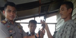 Polsek Kakap Terima Tiga Senpi Rakitan