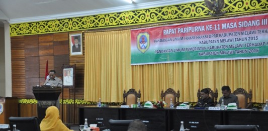 Sembilan Raperda Melawi Disahkan