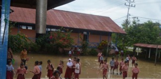 Banjir, 11 Sekolah Libur