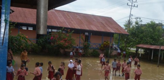 Banjir, 11 Sekolah Libur