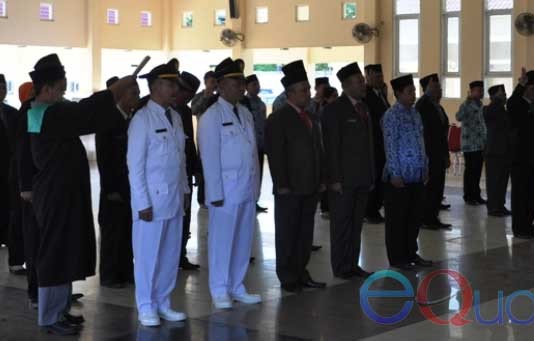 Empat Kadis dan Dua Camat Dilantik