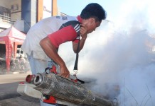 Puluhan Rumah di Jalan Mawar Diasapi