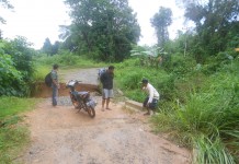 Gorong-Gorong Pecah, Akses Jalan Pintas Putus