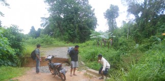 Gorong-Gorong Pecah, Akses Jalan Pintas Putus