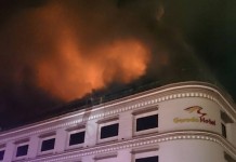 Hotel Garuda Terbakar