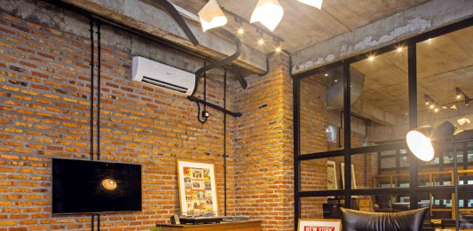 Interior Kantor Bersama yang Eye Catching