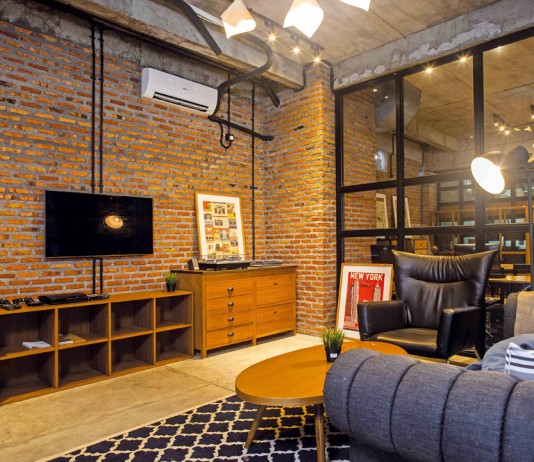 Interior Kantor Bersama yang Eye Catching