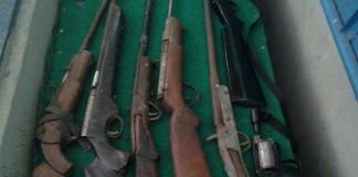 Koramil Sambas Sita Senpi dan Amunisi