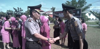 Tahun Baru, 44 Polisi Naik Pangkat