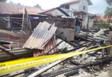 Rumah Kontrakan Jadi Arang