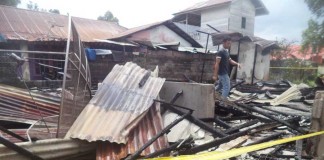 Rumah Kontrakan Jadi Arang