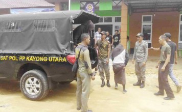 Bolos Sekolah Digaruk Satpol PP